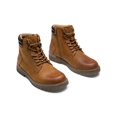 thumbnail image 2 of Mens Boots Premium Leather Fashion Zipper Casual Boots Hiking Chukka Boots for Men, 2 of 4
