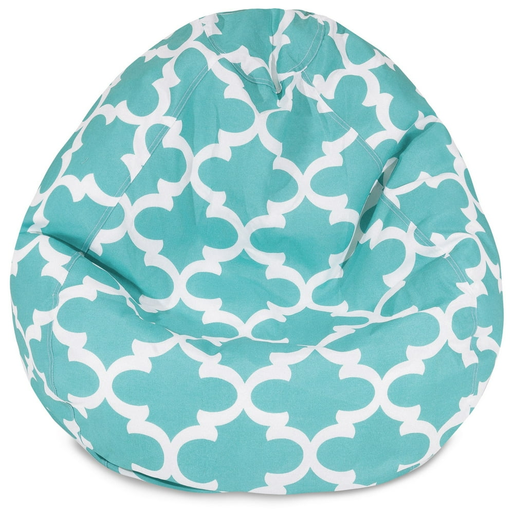 Majestic Home Goods Trellis Large Classic Bean Bag Chair, Multiple