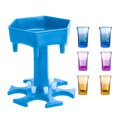 thumbnail image 1 of Labymos Upgrade 6 Shot Glass Dispenser and Holder,Dispenser For Filling Liquids with 6pcs Silicone Plug, 1 of 8