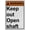 Warning Sign 2, variant on Keep Out Sign - Open Shaft, Industrial Safety Warning Sign 8"x12" UV Resistant for Indoor Outdoor Workplace