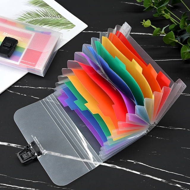 Carpeta De Facturas Carpeta de archivos portátil A6, bolsa de almacenamiento, carpeta de documentos, organizador de recibos de facturas Ndcxsfigh Para estrenar