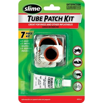 Slime Seven Piece Bike Inner Tube Patch Kit - 1022-A