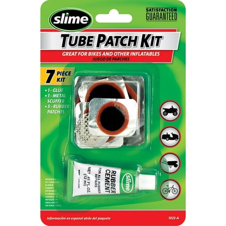 Slime Seven Piece Bike Tube Patch Kit (Best Bike Patch Kit)