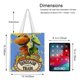 thumbnail image 5 of Dinosaur Train Bolso de tela con estampado de lienzo para mujer, bolsa de compras reutilizable y estética, con cremallera interior, regalo para mujer,40*45cm., 5 of 6