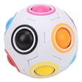 thumbnail image 4 of Rompecabezas esférico, aprendizaje educativo, bola de arcoíris, bola de arcoíris, cubo antiestrés, juguete, funcionalidad inteligente, 4 of 14