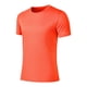 thumbnail image 2 of Blusas y camisas de manga corta y cuello redondo para hombre, estilo casual, color liso, para correr, hacer ejercicio y fitness, de poliéster., 2 of 5