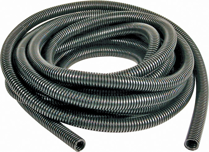 Electriduct 1.5 UV Rated Flame Retardant Wire Loom Black Nylon Split Tubing Cable Hose 10 Feet