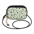 thumbnail image 2 of FORMRS Mini Crossbody Bag for Women Adjustable Shoulder Rope Travel Casual Phone Purse, Green Triangles Pattern, 2 of 7