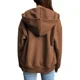 thumbnail image 3 of Sudadera Mujer Con Capucha De Cremallera Jogging Fitness, 3 of 6