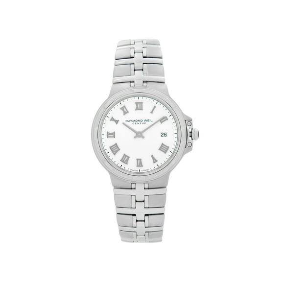 Raymond Weil Parsifal Steel White Roman Dial Quartz Ladies Watch 5180-ST-00300