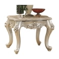 thumbnail image 5 of Acme Bently End Table Natural Marble Top & Champagne, 5 of 5