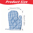 thumbnail image 3 of Torqee Oven Mitts and Potholders BBQ Gloves-Oven Mitts with Recycled Cotton Infill Silicone Non-Slip Cooking Gloves for Cooking Baking Grilling,Blue, 3 of 4