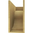 thumbnail image 4 of 11"W x 33"D x 22"H Classic Van Buren Rough Cedar Woodgrain TimberThane Corbel, Primed Tan, 4 of 6
