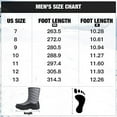 thumbnail image 3 of Bocca Men's Hiking Snow Boots Grey Mid-Calf Insulated Boot Faux-Fur Lined 12M, 3 of 8