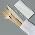 thumbnail image 6 of DECOMELODY Portable Cutlery Set Wood For Daily Life 75Pcs 6.3X1.2X0.08In, 6 of 8