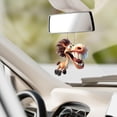 thumbnail image 4 of Big Mouth Horse-Shaped Plush Car Pendant with Multi-Functional Use for Car Decoration, 4 of 6