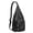 Black-69, variant on Gothic Celestial Sling Backpack - Dark Moon & Sun Design, Multi-Functional Pack for Cycling & Nighttime Commute