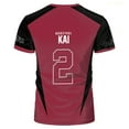 thumbnail image 5 of Anime Haikyuu Nekoma Jersey Uniform T-shirt Kozume Tetsurou Kuroo Cosplay Costume High School Volleyball Club Men Sportswear Tee, 5 of 22