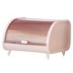 thumbnail image 4 of Caja de almacenamiento de escritorio, organizador para sala de estar, dormitorio, panera, refrigerio de lujo, maquillaje rosa, 4 of 9