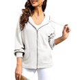 thumbnail image 3 of Long Sleeve Women Hooded Zipper Hoodies Loose Casual Tops, 3 of 5