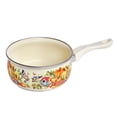 thumbnail image 6 of METALAC Pumpkin Enamel Saucepan with Glass Lid 1.95 Qt (1.85 L) Enameled Steel Pot Sauce Pan, 6 of 9