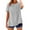 Gray, variant on Button-up Gauze Tops Cotton Linen Shirts for Women 2025 Summer Short Sleeve V Neck Button Down Tops Oversized Tshirts Women Linen Shirts Button Down Cotton Blouses V Neck Collared Gray 3XL