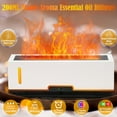 thumbnail image 2 of Flame Aromatherapy Humidifier, 7 Colour Changing Flame Essential Oil Diffuser, 200ML Volcano Humidifier, Campfire Aromatherapy Diffuser With Flame, 2 of 7