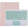 thumbnail image 1 of Compatible Bluetooth Green Keyboard Microfiber Leather Protective Case High quality Gift, 1 of 5