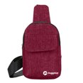 thumbnail image 3 of Bolsa Hombres / Mujeres Lona Cofre Paquetes Casual Crossbody Hombro Sling Bag (Rojo)-191723.05, 3 of 6