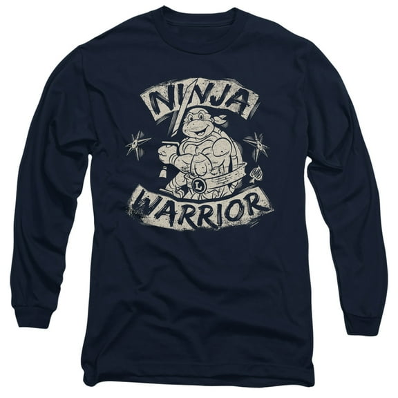 TMNT Teenage Mutant Ninja Turtles Ninja Warrior Unisex Adult Long-Sleeve T Shirt