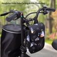 thumbnail image 1 of Meileang Bicycle Bag Waterproof Large Capacity Push Button Design Double Layer Handlebar Front Tube Cycling Mobile Phone Bag Bike Accessories, 1 of 8