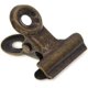 thumbnail image 1 of Antique Brass Small Bulldog Clips 30pack Hinge Clip 1 Inch Metal Binder Clips Silver Paper File Clips For Magazines Office And Home Kitchen (bronze, 1 of 5