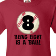 thumbnail image 4 of Inktastic 8th Birthday Baseball 8 Year Old Boy Youth T-Shirt, 4 of 5