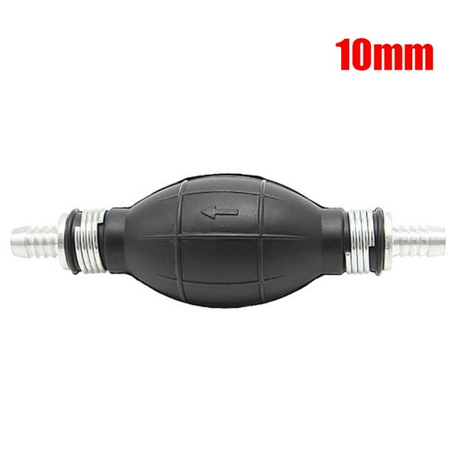 MYG Fuel Line Pump,Primer Bulb Hand Primer Gas Petrol Pumps Rubber and Aluminum,Input Connectors 0.39in