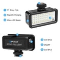 thumbnail image 4 of Lámpara de fotografía PULUZ PU631B Luz de relleno a prueba de agua Luz de buceo LED 6000K-6500K Temperatura de color IPX8 Bajo el agua 40M Batería incorporada con 8 filtros de color para fotografía su PULUZ Lámpara de fotografía, 4 of 7