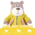 thumbnail image 5 of Shininglove Hansbear 13.8in Dressed Teddy Bear, Cute Stuffed Animal with Removable Zip-up Jacket for Boys Girls, Plush Toy for Birthday Christmas, 5 of 6