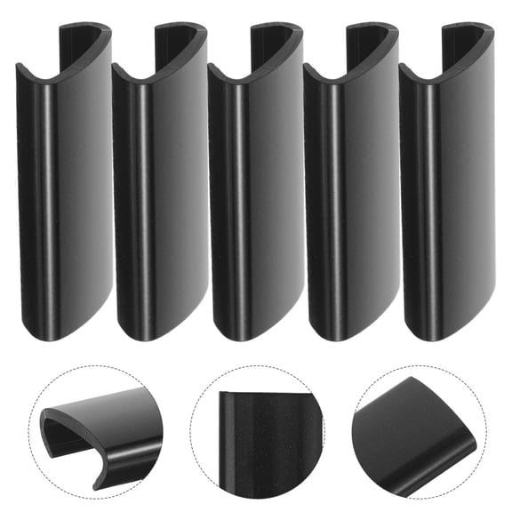 Healifty 5Pcs Pickleball Paddle Weight Clips Black for Precise Paddle Balance and Power Control Training