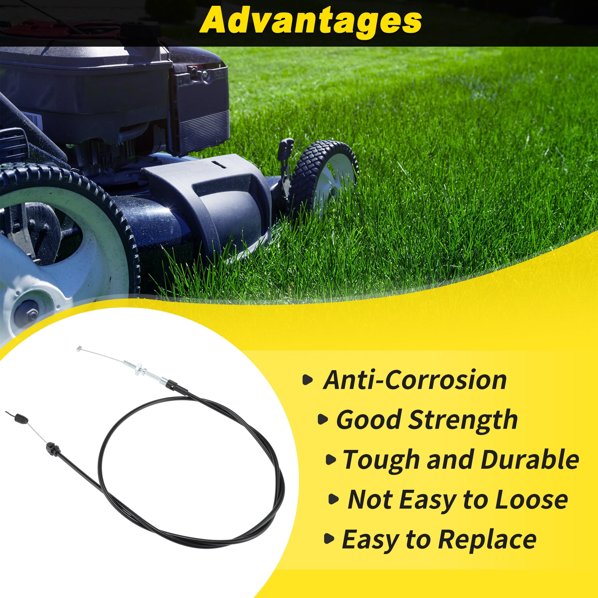 Unique Bargains Drive Cable for Husqvarna Redmax 21 Inch Mowers Control Cable