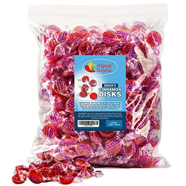 Brachs Cinnamon Candy Brach's Cinnamon Hard Candy Red Candy 3 LB