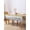 Gray Brown, variant on Blue Gray White Table Cloth, Modern Abstract Mottled Aesthetic Waterproof Tablecloth for Square Tables, Reusable Washable Fabric Table Cover for Restaurant Kitchen Dining Tables 54"x54"