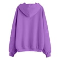 thumbnail image 6 of WULMLEO Zip Up Hoodie for Women Oversized Zip Up Y2K Hoodies Casual Long Sleeve Sweatshirts Fall Spring Track Jackets 2026 Purple Polyester, 6 of 6