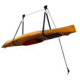 thumbnail image 5 of 2 Pcs Support de Plafond Noir pour Kayak Canot, Support de Toit pour Vélo pour Garage, 5 of 5