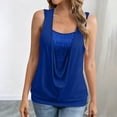 thumbnail image 4 of Clothes Womens Kelon Tank Top for Women Cowl Neck Business Dressy Spring Summer Fashion Outfits Trendy Clothes, S, 4 of 9
