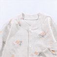 thumbnail image 5 of KPOPLK Baby Boy's Pajama with Bamboo Viscose Jumpsuit Romper Button Down Toddler Boy Sleeper Sleepwear Size 12-18, 5 of 5