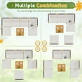 thumbnail image 3 of Homall 7 Pieces Outdoor Furniture Set, Patio Conversation Set Acacia Wood Outdoor Furniture Set, All Weather Outdoor Sofa Set with Coffee Table, Beige, 3 of 7