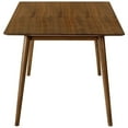 thumbnail image 4 of Maklaine Rectangular Contemporary Wood Dining Table in Walnut, 4 of 6