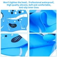 thumbnail image 7 of ipow Pack of 2 Kids Swim Caps, Waterproof Silicone Bathing Caps, Swim Hats for Toddlers/Girls/Boys Aged 2-8, 7 of 7