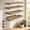 Light Brown, variant on Floating Shelves Wall Mounted, Paulownia Wood Floating Shelf Set of 4 for Living Room Bedroom Kitchen Home Office, 15.75"L x 5.91"W x 0.98"H