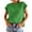 Green, variant on Womens Summer Cap Sleeve Tops Casual Crew Neck Loose Fit Knit Lightweight Sweater Pullover Top