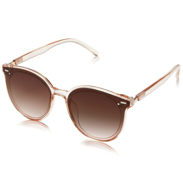 Gafas de sol SOJOS Classic Round SJ2067 Crystal Brown/Brown Lens